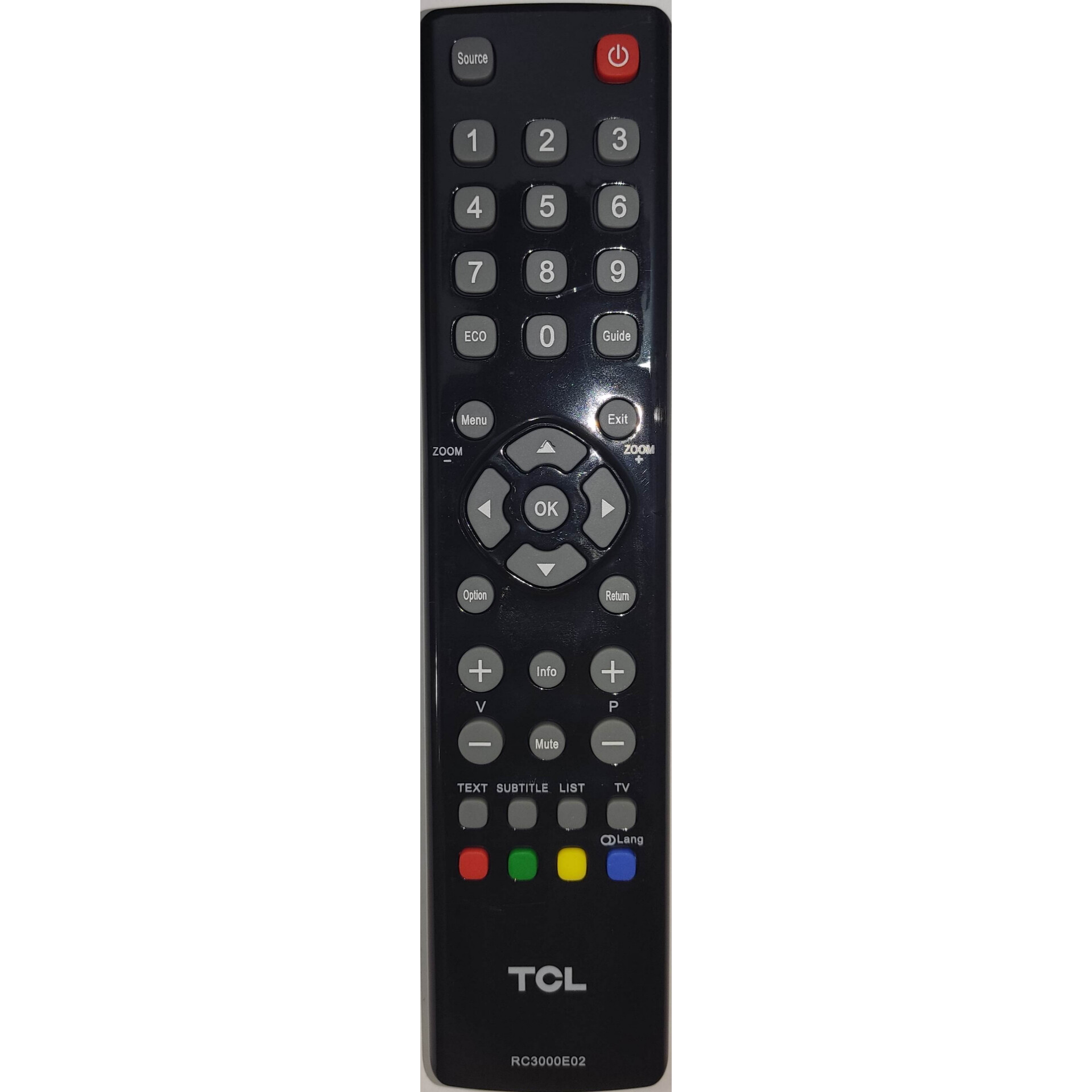 کنترل اصلی تلویزیون تی سی ال TCL مدل LED42-E5300