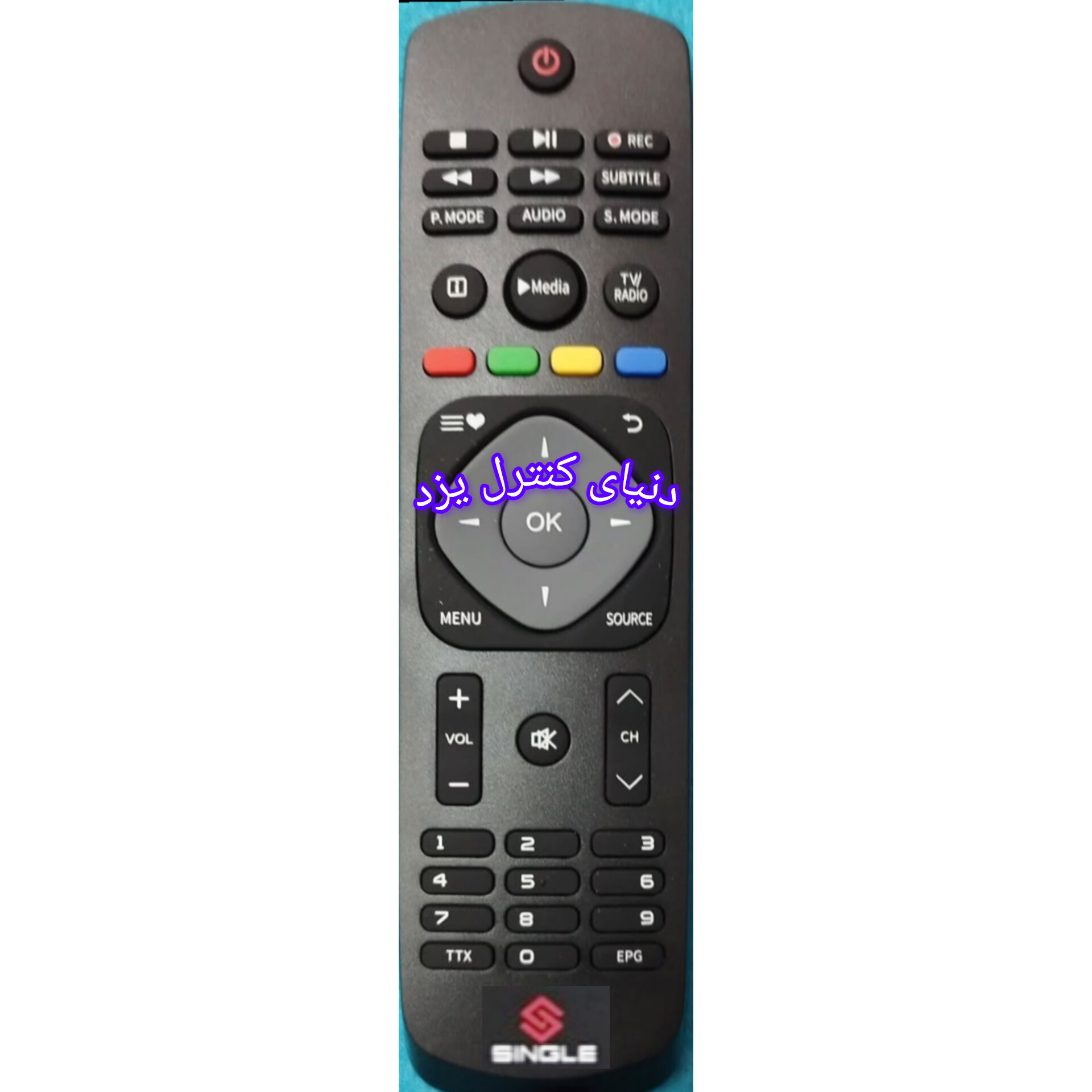 کنترل جایگزین تلویزیون سینگل SINGLE مدل 4322K کیفیت عالی