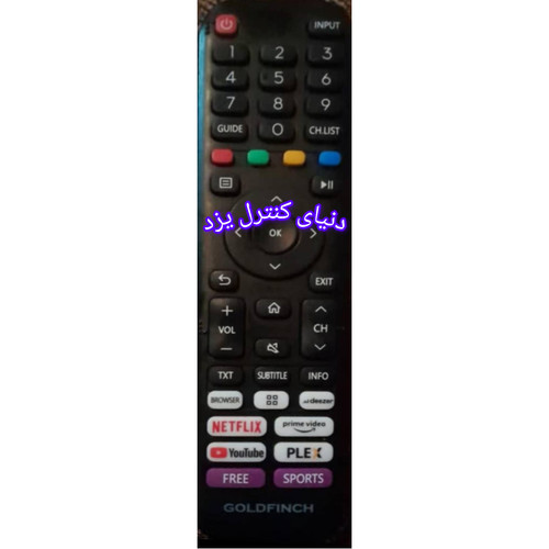 کنترل جایگزین تلویزیون گلدفینچ GoldFinch کیفیت عالی