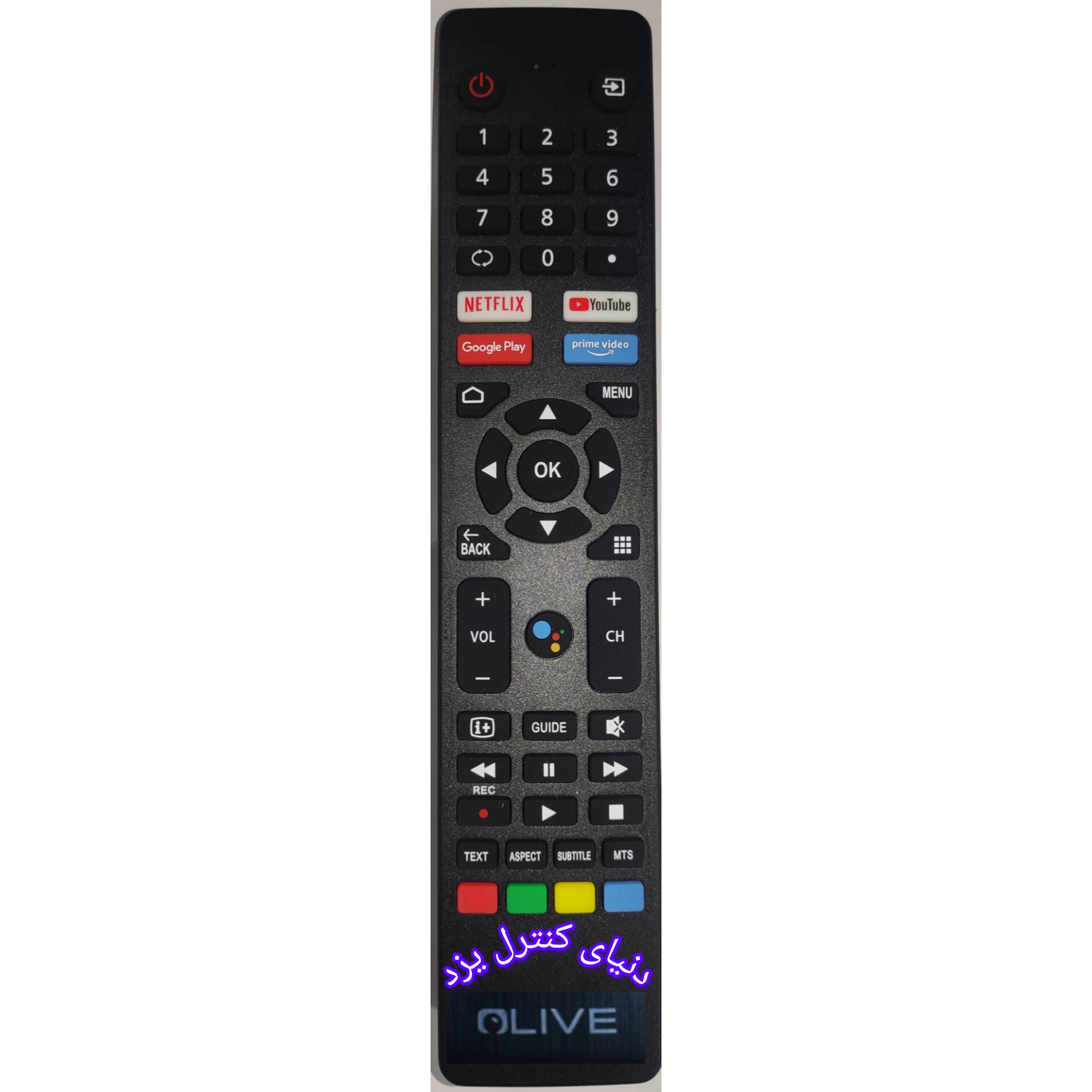 کنترل تلویزیون الیو OLIVE مدل 55UB8730 کیفیت عالی